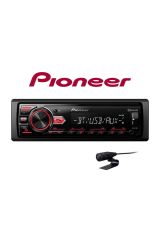 Pioneer Mvh-29bt Bluetooth'lu Mp3 Oto Teyp Usb-Aux 4x50watt Mikrofonlu