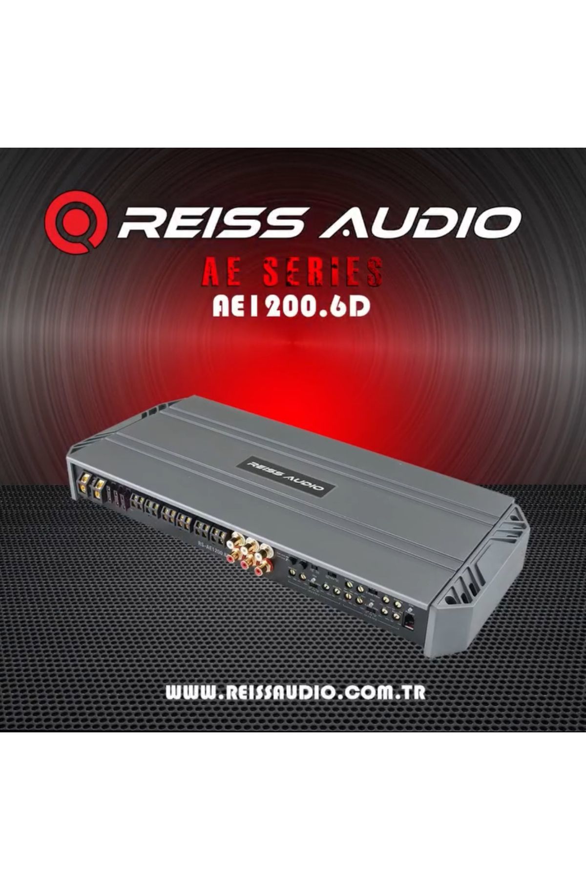 Reiss Audio Rs-AE1200.6d 6kanal Profesyonel Oto Amfi Anfi 2 Ohm 200w X 6ch-4 Ohm 125w X 6ch-400w X 3ch 4ohm