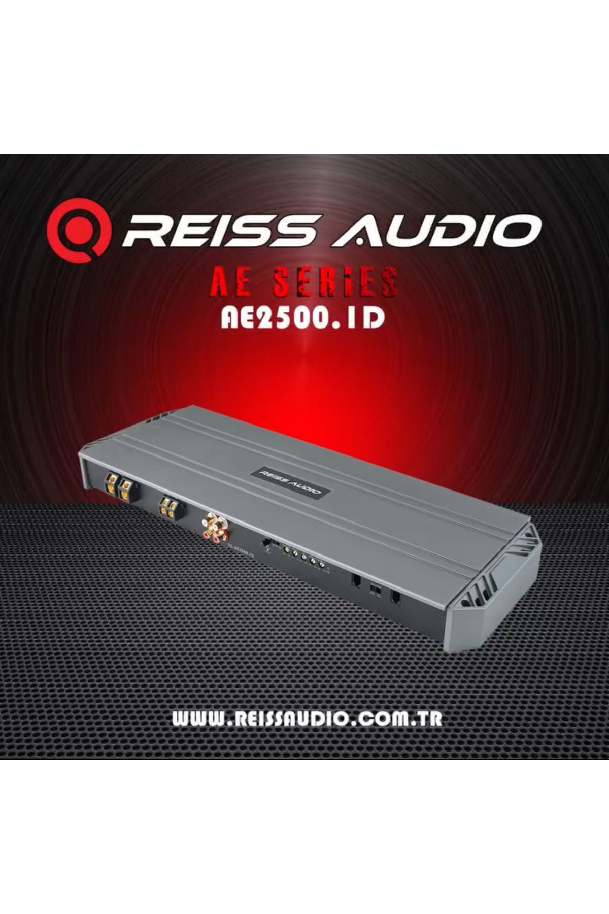 Reiss Audio Rs-AE2500.1d Mono Amfi bas Amfisi 1OHM-2500RMS-2 Ohm 2000rms-4ohm 1250rms-Bas Kontrollü