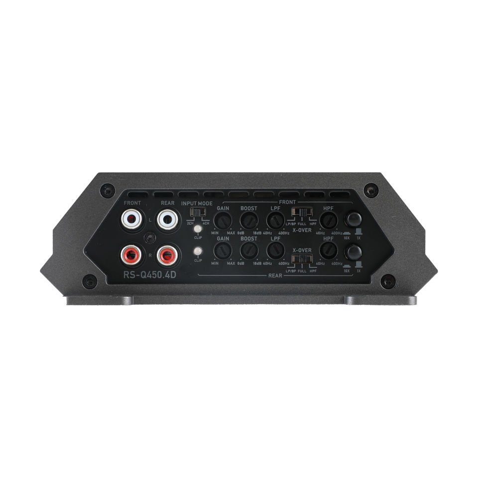 Reiss Audio RS-Q450.4D 4KANAL PROFESYONEL OTO AMFİ ANFİ 2 OHM 675W X 4CH-4 OHM 450W X 4CH-1350W X 2CH 4ohm