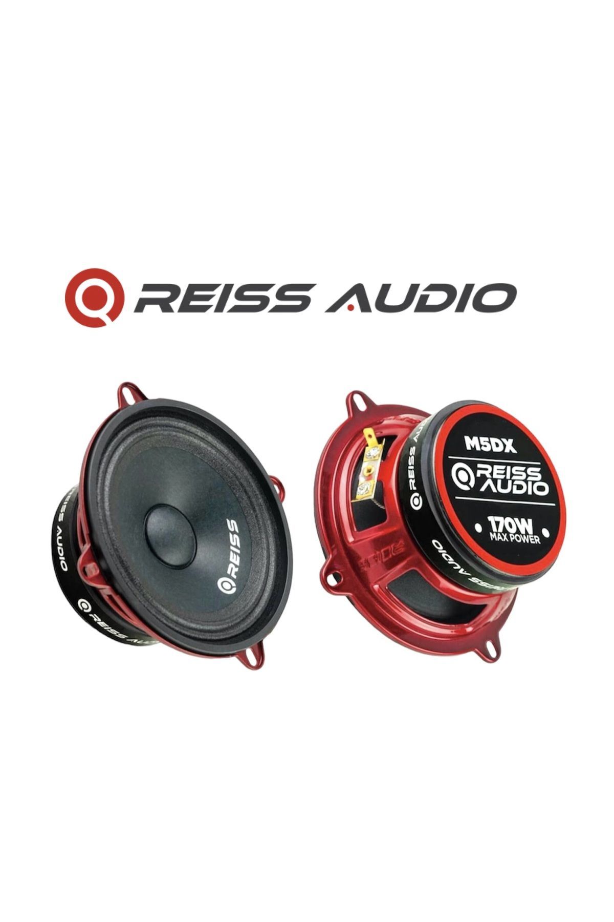 Reiss Audio Rs-M5dx 13 cm Oto Midrange Hoparlör Deprem Serisi Çifti 340wat-120w Rms
