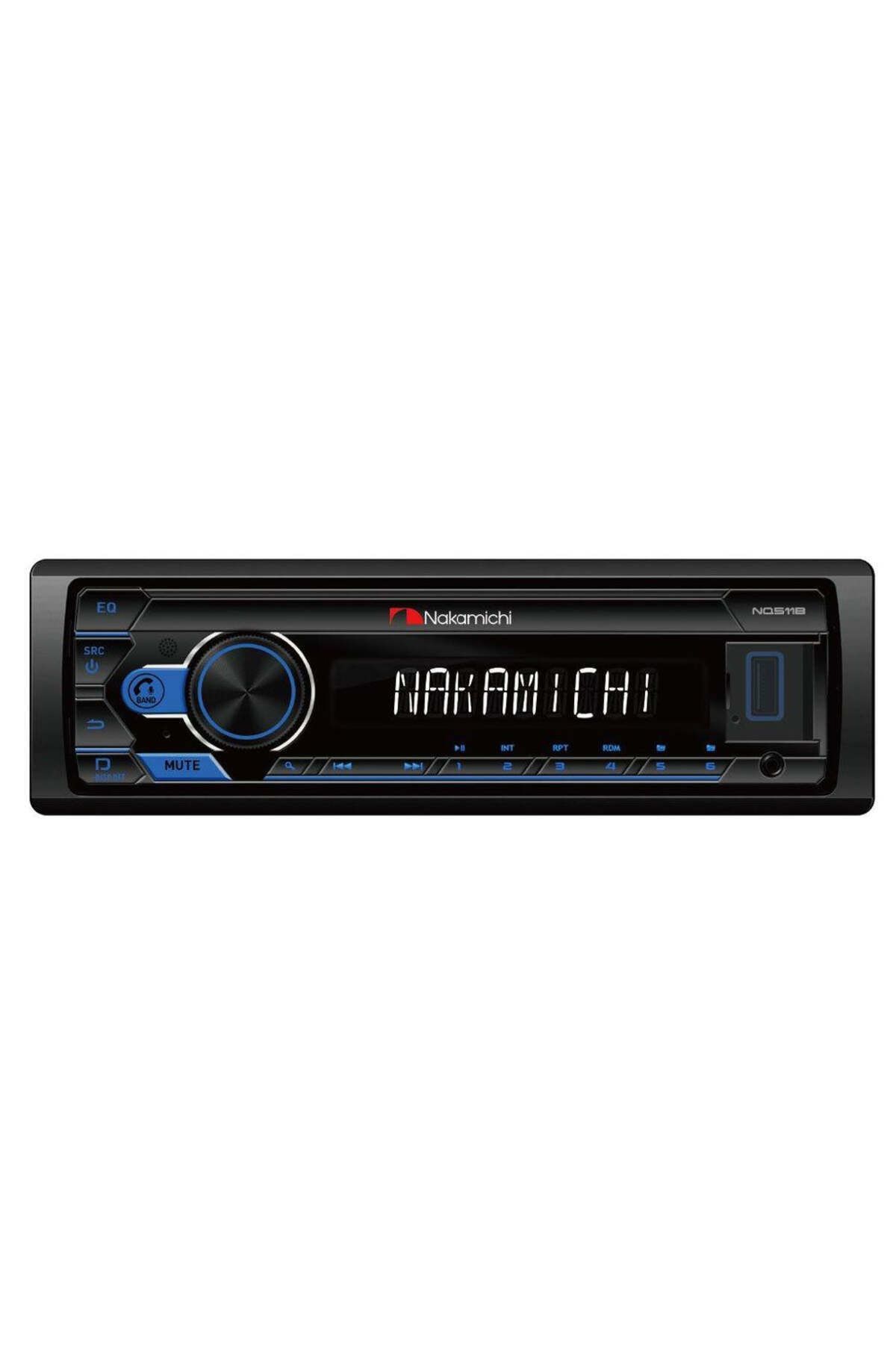 Nakamichi NQ-511B 2amfi çıkışlı profesyonel oto teyp bluetooth-usb-aux 4x50w kumandalı japon ürünü