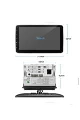 Navigold Pv-1100 2/32gb Android Tek Din 10''inch Oto Araba Multimedya Teyp Car Play-usb-gps-wifi Kamera