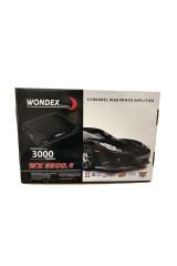 Wondex Wx-3500.4 3000 Wat 4 Kanal Profesyonel Oto Amfi 4x70w Rms 2ohm
