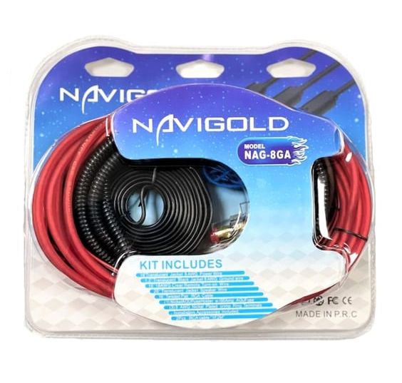 Navigold 8ga Oto Ses Sistemi Kablo Seti