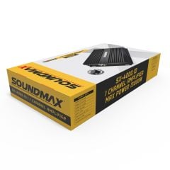 Soundmax Sx-4000.1d Mono Amfi Bas Amfisi 1ohm 4000rms- 2 Ohm 3000rms-4ohm 2000rms-bas Kontrollü
