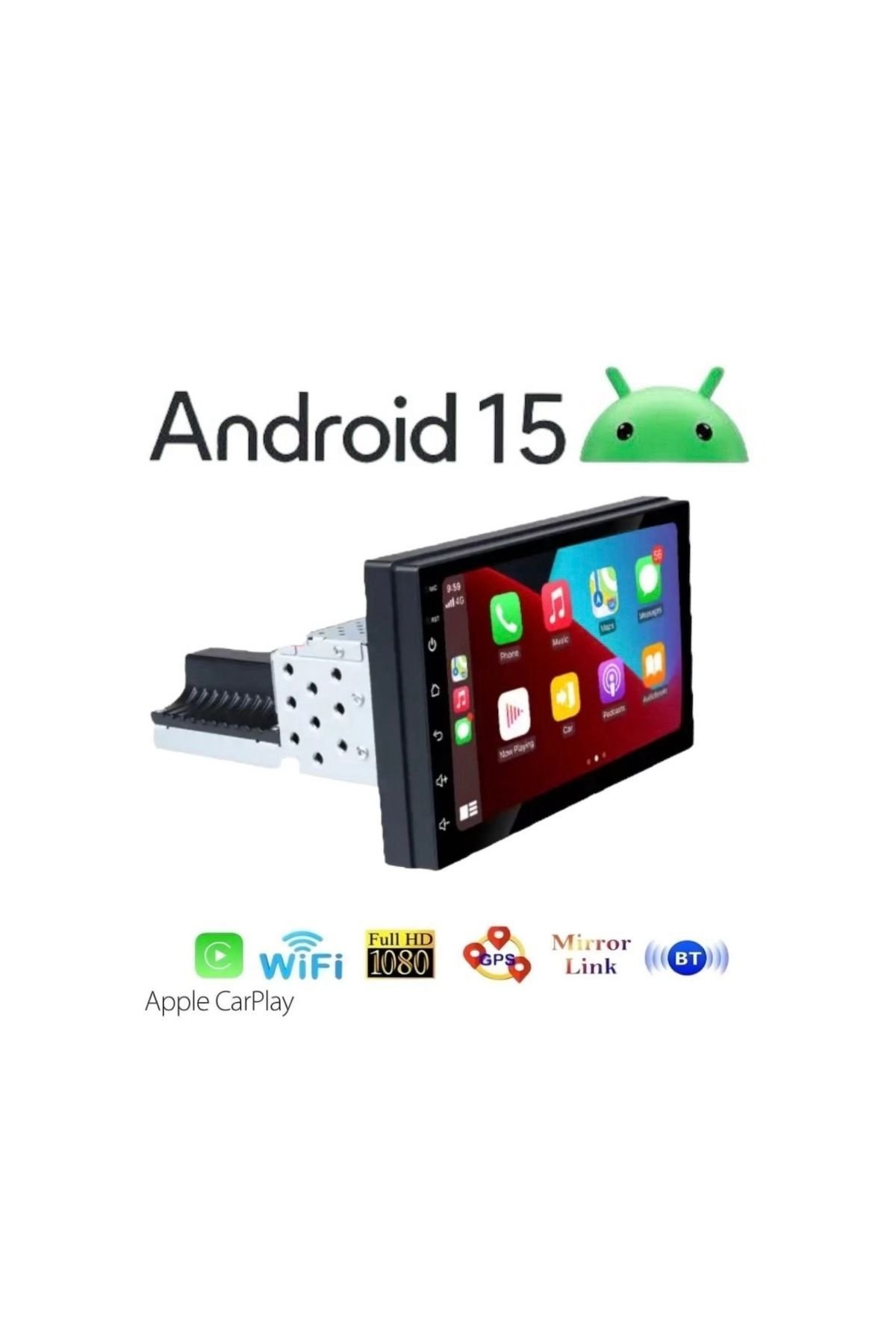 Navigold Ngs-720 2/32gb Android Multimedya Car Playli Teyp Ayarlı Ince Kasa Single Din