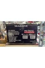 Massive Ms-tko12 2000wat 800 Rms 30cm Spl Subwoofer Bas Çift Bobin