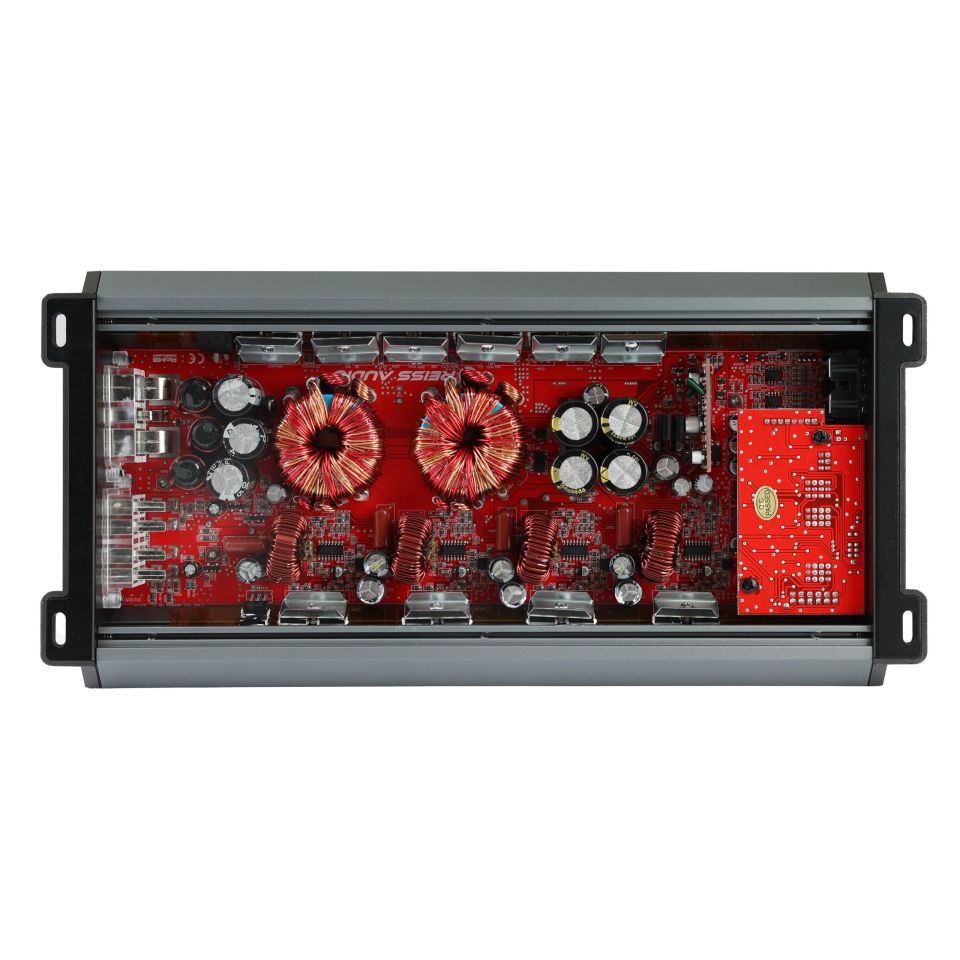 Reiss Audio Rs-Q300.4d 4kanal Profesyonel Oto Amfi Anfi 2 Ohm 450w X 4ch-4 Ohm 300w X 4ch--900w X 2ch 4ohm