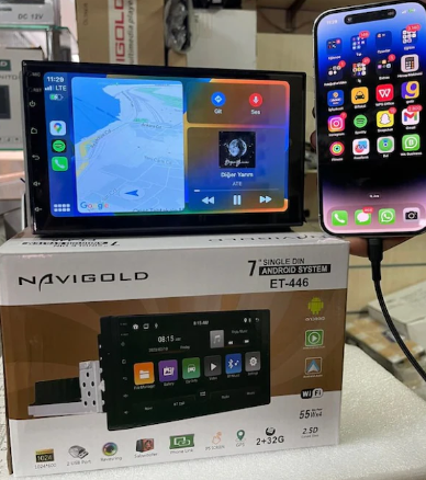 Navigold Et-446 Android Multimedya 7inç Double Teyp Carplay