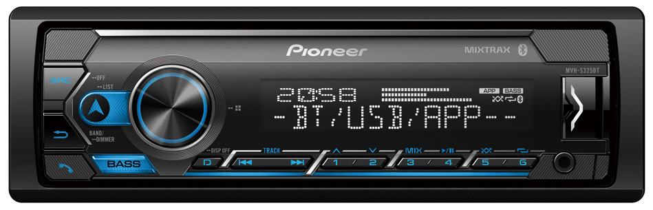 Mvh-S325bt Araba Oto Teyp Bluetoothlu-usb-aux Amfi Çıkışlı 4x50wat