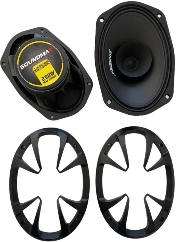 Soundmax Sx-m69xh 6x9 Oval Midrange Hoparlör 250 Watt Maximum Power