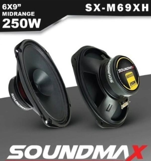 Soundmax Sx-m69xh 6x9 Oval Midrange Hoparlör 250 Watt Maximum Power