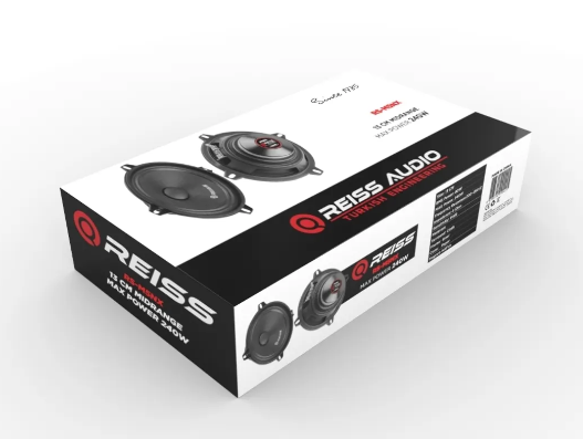 Reiss Audio Rs-M5nx 13 cm Neodyum Özel Mıknatıs Oto Midrange Hoparlör Çifti 480wat-160w rms Her araca uyumlu