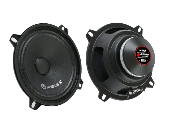 Reiss Audio Rs-M5nx 13 cm Neodyum Özel Mıknatıs Oto Midrange Hoparlör Çifti 480wat-160w rms Her araca uyumlu