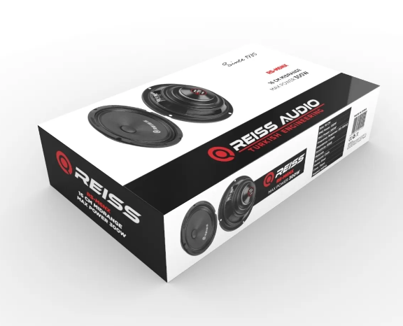 Reiss Audio Rs-M6nx 16 cm Neodyum Özel Mıknatıs Oto Midrange Hoparlör Çifti 600wat-200w rms AKSAR