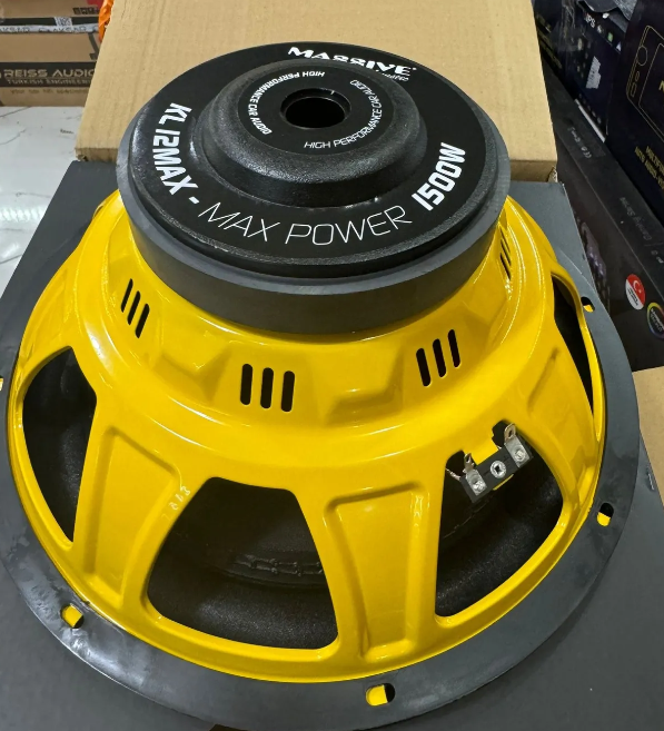 Massive Ms-kl12max Kabinli 30 Cm Subwoofer Bas Bufır 1500wat-400w Rms Maximum Power