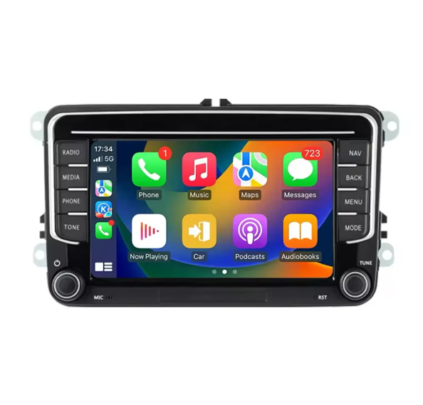 Navigold Vw 7'' inch 4/64gb Android  Volkswagen-Seat-Skoda andriod car playli oto multimedya orijinal Görünüm