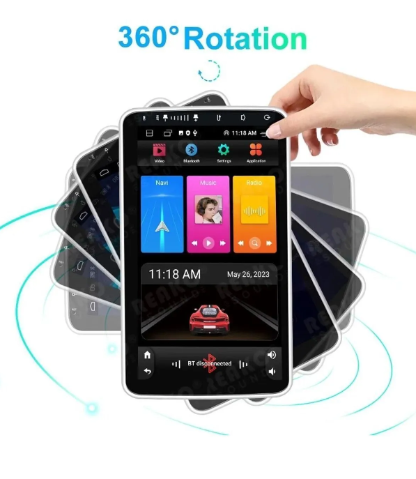 Navigold KL-3800 4/64gb Android Tek Din 10\'\'inch Oto Araba Multimedya Teyp Car Play-usb-gps-wifi Kamera