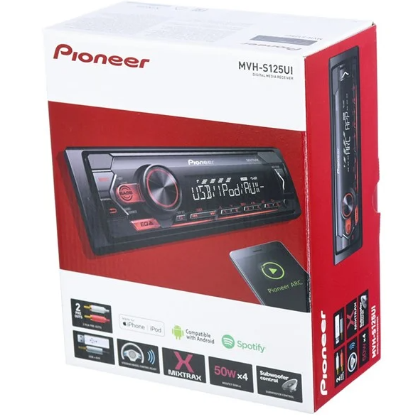 Pioneer Mvh-s125uı Oto Teyp Usb Radio Aux Girişli Çift Anfi Çıkışlı