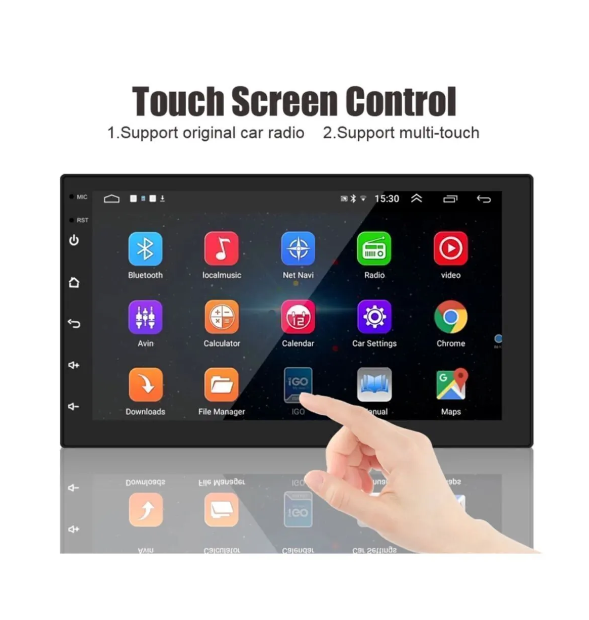 Navigold Kl-8238 2/32gb Uyumlu Android Multimedya Car Playli Teyp Ayarlı Ince Kasa Single Din