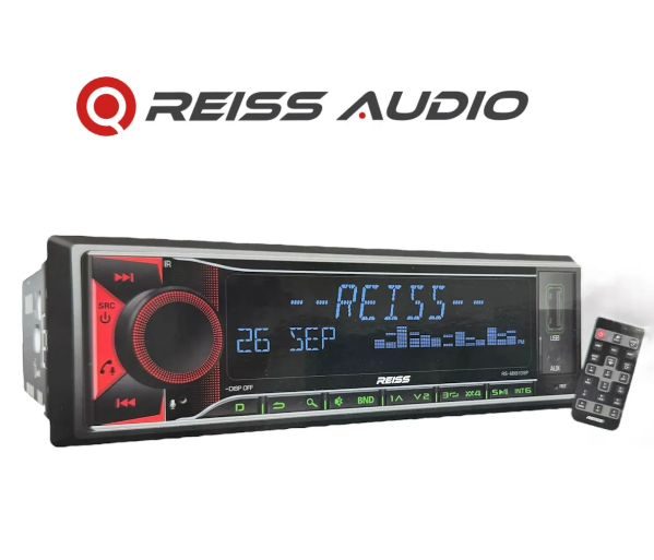 Reiss Rs-mx81dsp 3amfi Çıkışlı Profesyonel dsp işlemcili Oto Teyp rgb ışıklı Bluetooth-Usb tesisat teyibi