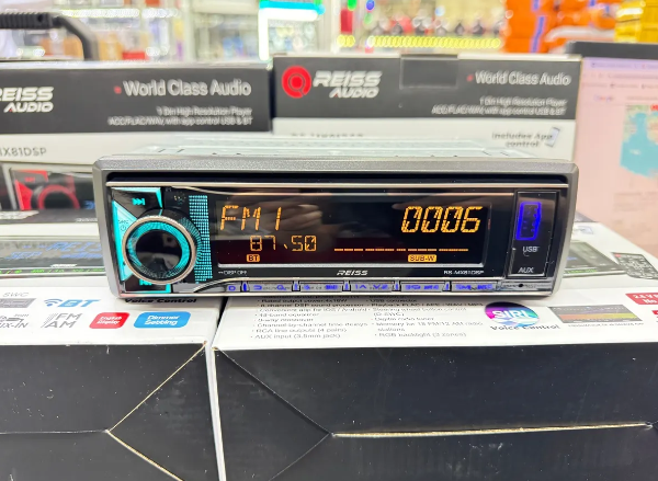 Reiss Rs-mx81dsp 3amfi Çıkışlı Profesyonel dsp işlemcili Oto Teyp rgb ışıklı Bluetooth-Usb tesisat teyibi