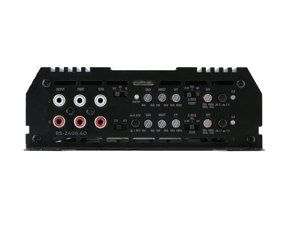 Reiss Rs-Z400.4d 4kanal Profesyonel Oto Amfi Anfi 2 Ohm 600w X 4ch-4 Ohm400w X 4ch-1200w X 2ch 4ohm