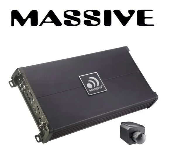 Massive Ms-b5070.5k 5 Kanal 5500 Wat Amfi Power 4ohm 4x65w-2Ohm 4x100w Rms +1x 400w Rms Bas Kontrol Aparatlı