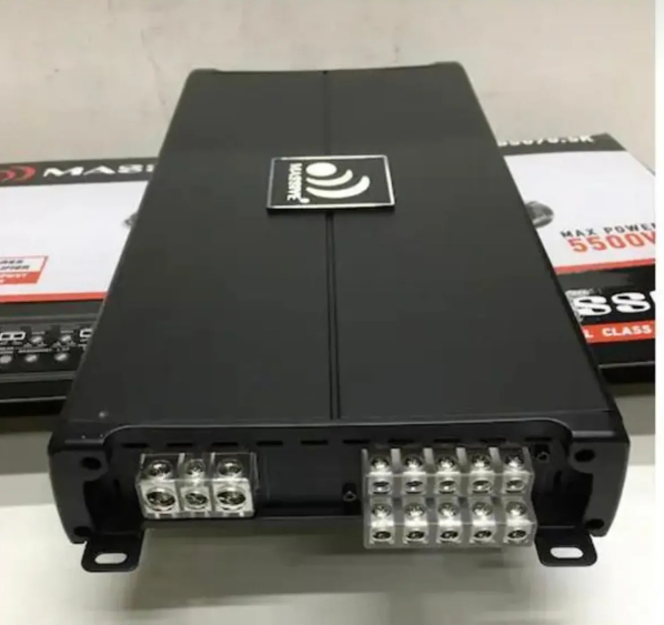 Massive Ms-b5070.5k 5 Kanal 5500 Wat Amfi Power 4ohm 4x65w-2Ohm 4x100w Rms +1x 400w Rms Bas Kontrol Aparatlı