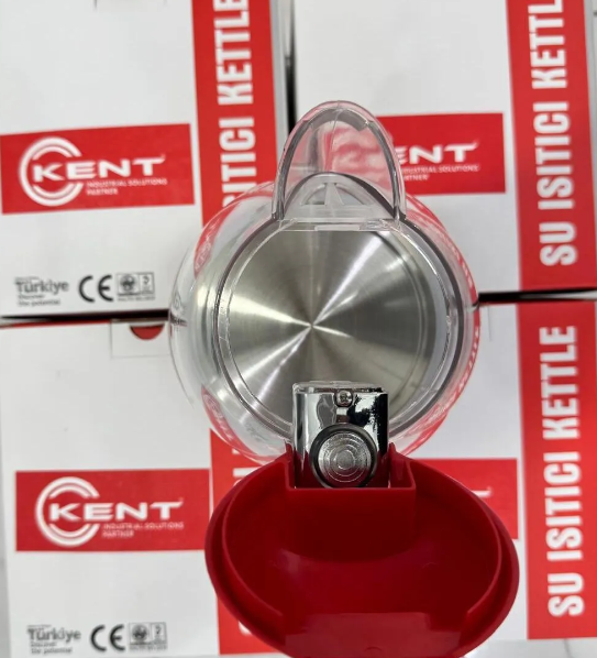 Kent 24 Volt 1litre Oto Su Isıtıcı 24v Kettle Büyük Boy Ketil Termostatlı Işıklı Yeni Seri Kırmızı
