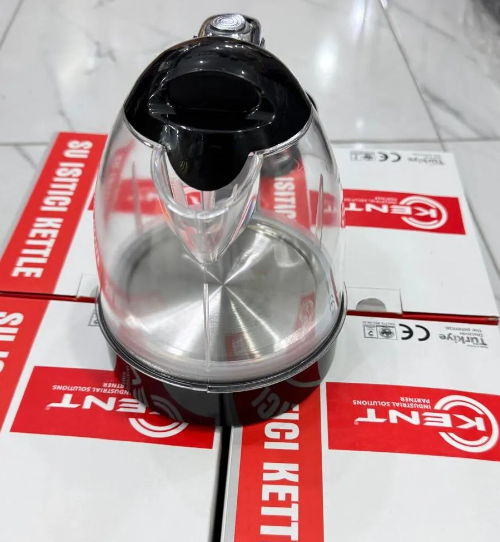 Kent 24 Volt 1litre Oto Su Isıtıcı 24v Kettle Büyük Boy Ketil Termostatlı Işıklı Yeni Model Siyah