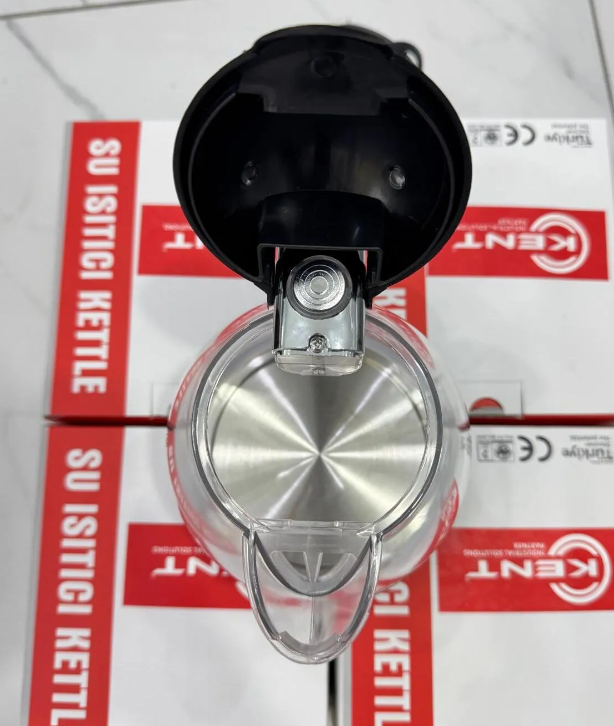 Kent 12 Volt 1litre Oto Su Isıtıcı 12v Kettle Büyük Boy Ketil Termostatlı Işıklı Kırmızı