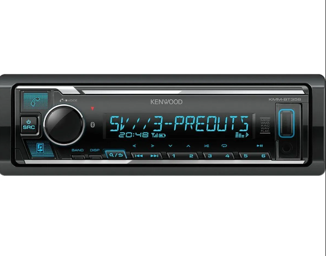 Kenwood Kmm-bt358 5V 3 Anfi Çıkışı Bluetooth\'lu Oto Teyp Türkiye Garantili (KUMANDASIZ)