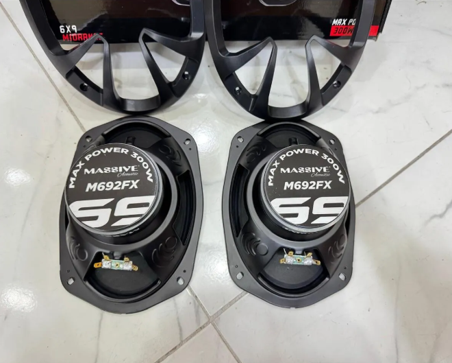 Massive Ms-m692fx Deprem Serisi Oval 6x9 Oto Midrange Hoparlör Çifti 600w-240w Rms Kapaklı
