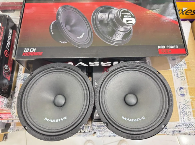 Massive Ms-m82fx 20 Cm Oto Midrange Hoparlör Deprem Serisi Çifti 800w-300w Rms Yeni Model