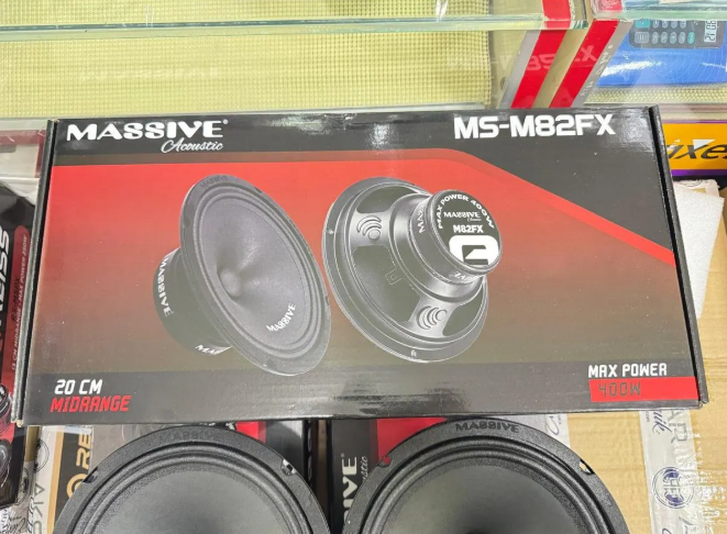 Massive Ms-m82fx 20 Cm Oto Midrange Hoparlör Deprem Serisi Çifti 800w-300w Rms Yeni Model