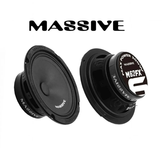 Massive Ms-m62fx 16 Cm Oto Midrange Hoparlör Deprem Serisi Çifti 600wat- 1takım/2adet