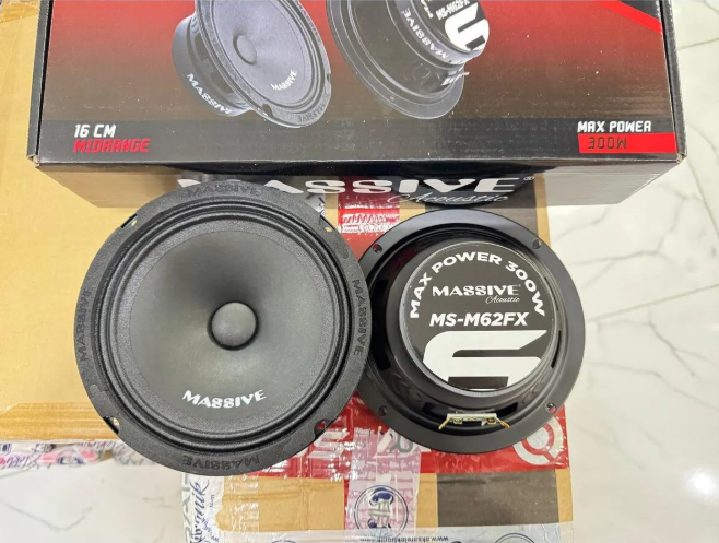 Massive Ms-m62fx 16 Cm Oto Midrange Hoparlör Deprem Serisi Çifti 600wat- 1takım/2adet