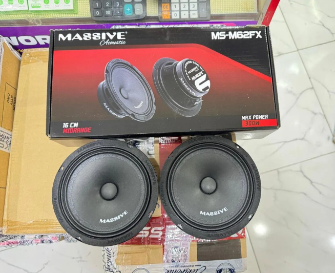 Massive Ms-m62fx 16 Cm Oto Midrange Hoparlör Deprem Serisi Çifti 600wat- 1takım/2adet
