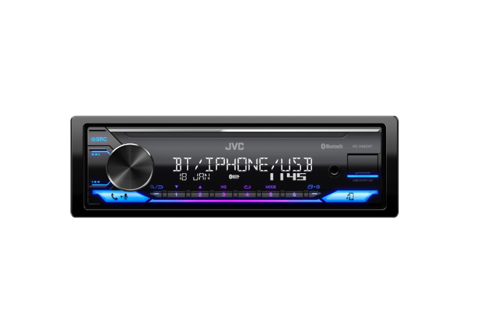 Jvc Kd-x482bt 2 Yıl Garanti 3 Amfi Çıkışlı Bluetooth/usb/aux/fm/kumanda Yoktur