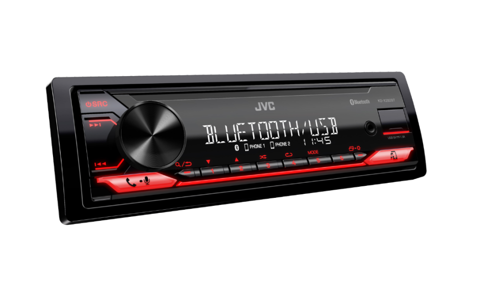 Jvc KD-X282bt amfi Çıkışlı Profesyonel tesisat teyibi Oto Teyp Bluetooth-Usb-Aux