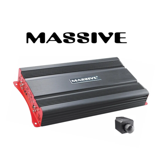Massive Ms-kl5800.5 4ohm 4x80w Rms 5 Kanal Oto Amfi Power 4ohm 1x 350w Rms Bas Kontrollü Oto Anfi