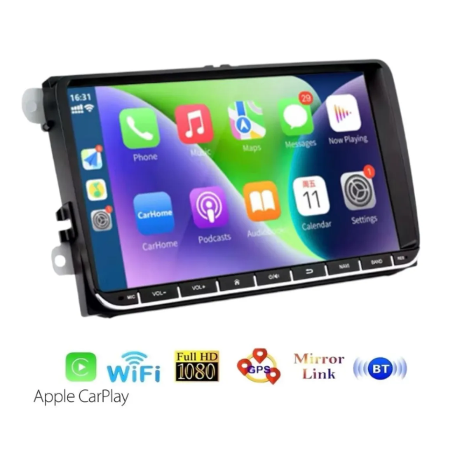 Newfron Vw 9'' inch 4/32gb Volkswagen-Seat-Skoda andriod car playli oto multimedya kamera hediye