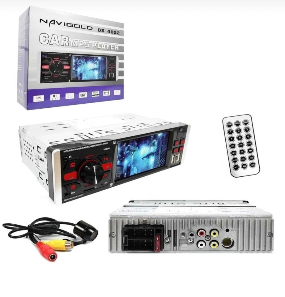 Ds-4052 Araba Görüntülü Oto Teyp 4'' Ekranlı Bluetooth-çift Usb-sdkart Rgb Tuş Rengi Kamera