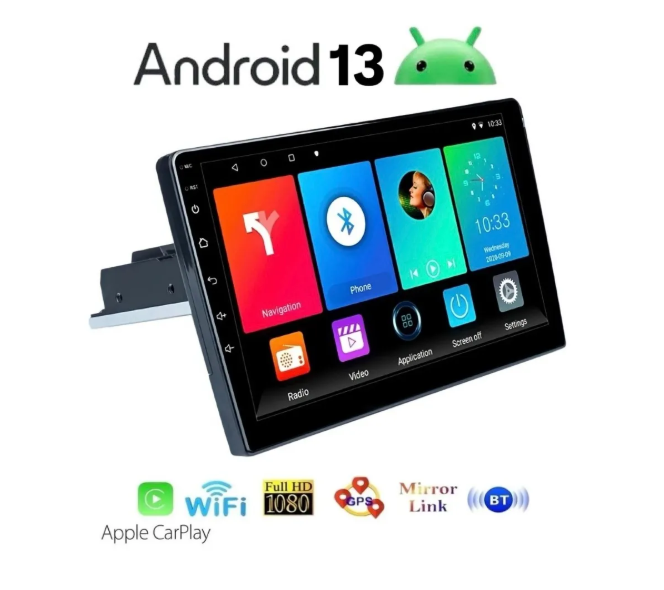Navigold Brn-940 4/64gb Android Tek Din 9''inch Oto Araba Multimedya Teyp Car Play-usb-gps-wifi Kamera