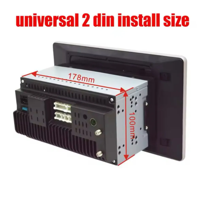 Navigold Kl-4300 4/64gb Android Double Din 10''inch Oto Araba Multimedya Teyp Car Play-usb-gps-wifi Kamera