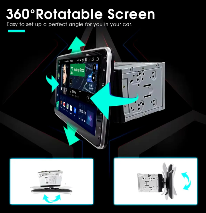 Navigold Kl-4300 4/64gb Android Double Din 10''inch Oto Araba Multimedya Teyp Car Play-usb-gps-wifi Kamera