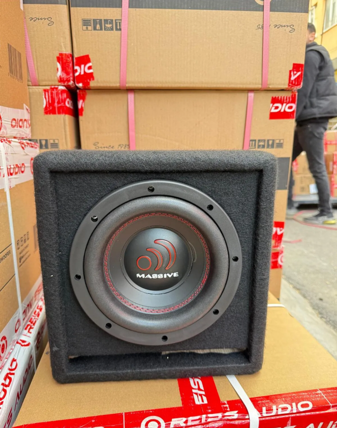 Massive Ms-NEO8 Yer Kaplamaz Mini Kabinli 1000Wat 300W Rms 20 Cm Subwoofer minik dev Bas