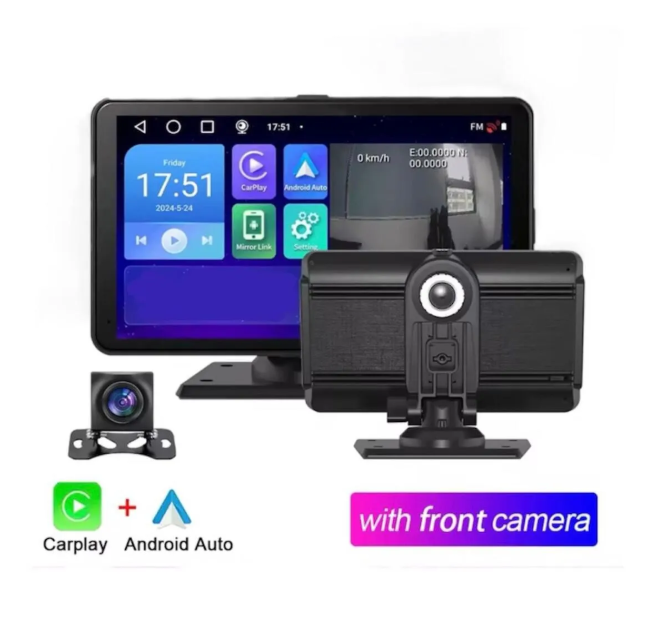 Navigold Stonex Aks-702 Kablosuz Carplay Android Auto tak çalıştır 7İnç Çift Kameralı kayıt yapar Multimedya